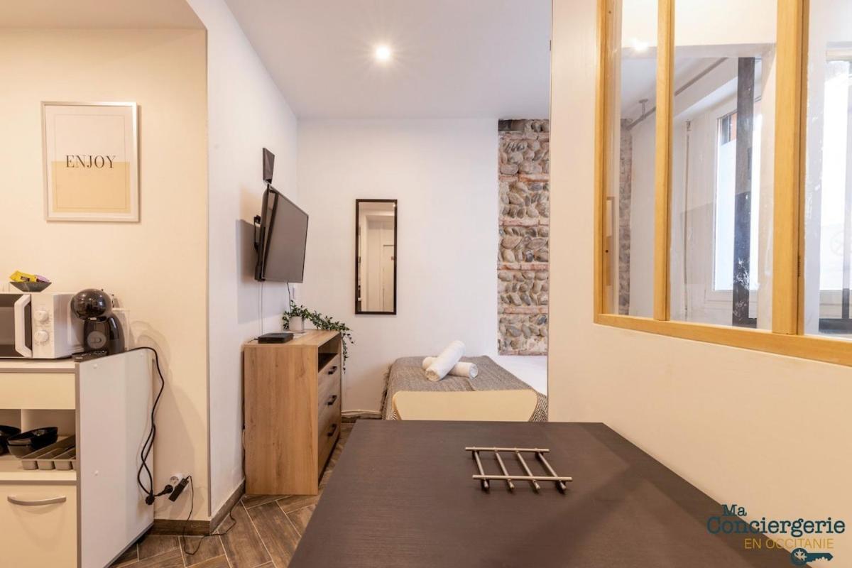 Grand Studio Avec Espace De Travail Toulouse Exterior photo