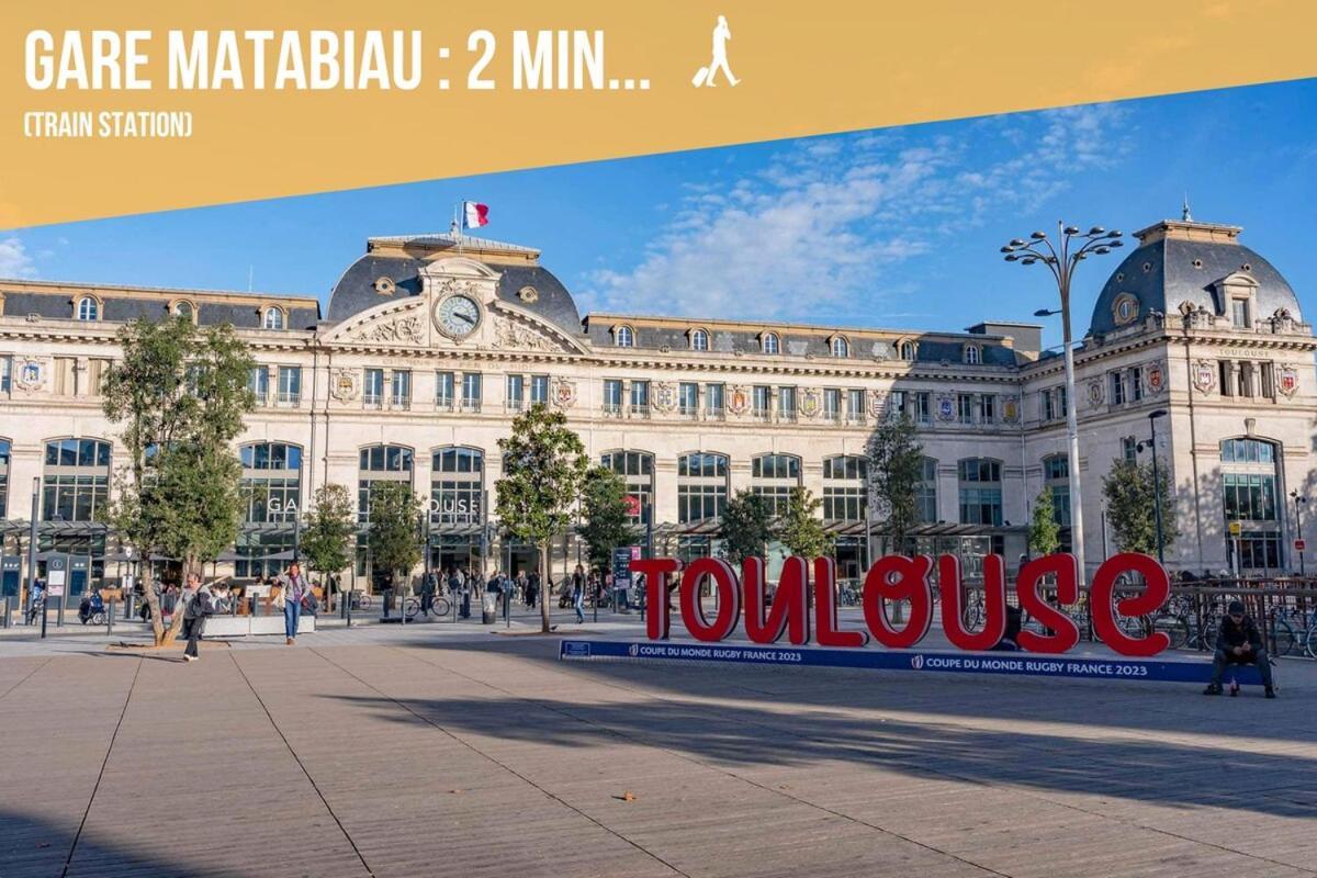 Grand Studio Avec Espace De Travail Toulouse Exterior photo
